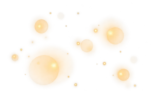Golden Bokeh Light Overlay