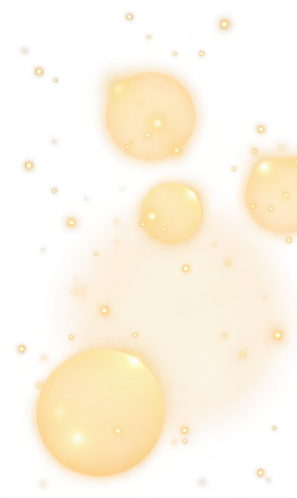Golden Bokeh Sparkles Overlay